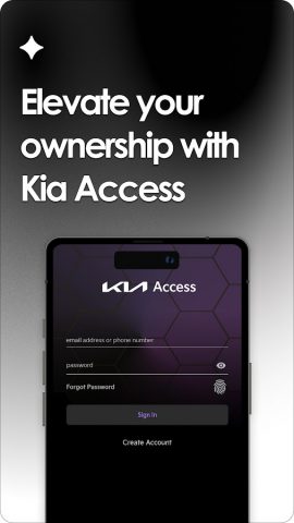 Kia Access для Android — скриншот 1