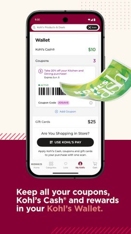 Kohl’s — Shopping & More для Android — скриншот 2