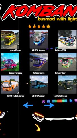 Komban Bus Mod Light для Android — скриншот 5