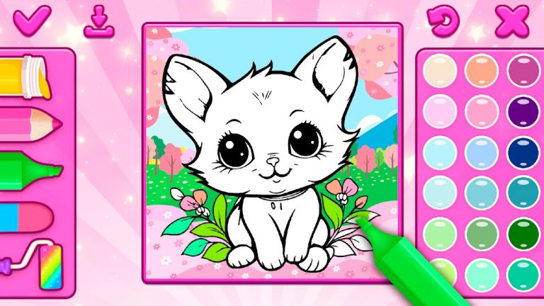 Котики Раскраска для Детей для Android — скриншот 3