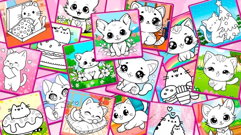 Котики Раскраска для Детей для Android — скриншот 5