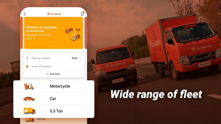 Lalamove — Fast & Affordable для Android — скриншот 2