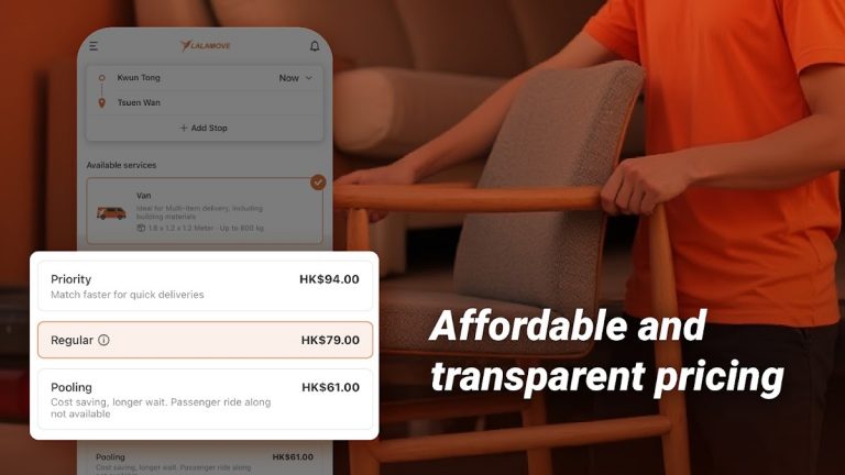 Lalamove — Fast & Affordable для Android — скриншот 3