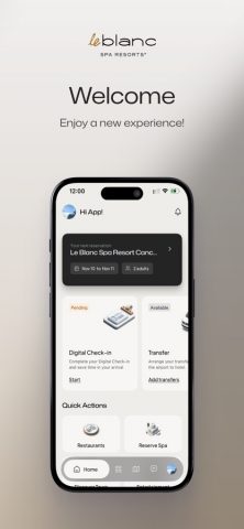 Le Blanc Spa Resorts для iOS — скриншот 1