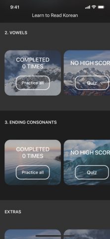 Learn Korean Hangul Alphabet для iOS — скриншот 2
