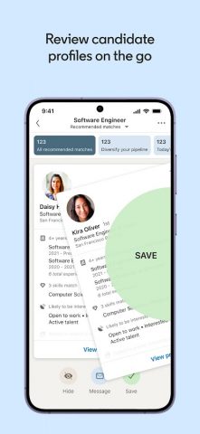 LinkedIn Recruiter для Android — скриншот 3