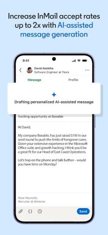 LinkedIn Recruiter для Android — скриншот 5