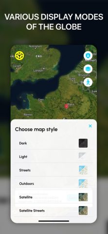 Live Earth Map 3D для iOS — скриншот 5