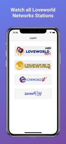 LiveTV Mobile для iOS — скриншот 1