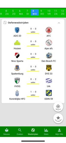 LiveUitslagen для iOS — скриншот 2