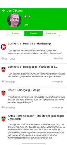 LiveUitslagen для iOS — скриншот 4