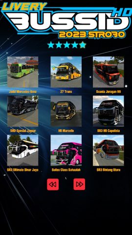 Livery Bussid HD Strobo для Android — скриншот 3