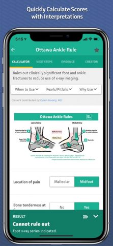 MDCalc Medical Calculator для iOS — скриншот 2