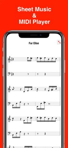 MIDI Score для iOS — скриншот 1