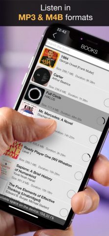 MP3 Audiobook Player для iOS — скриншот 4