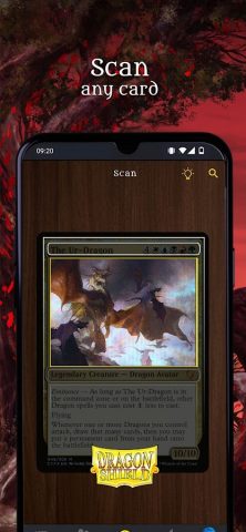 MTG Scanner — Dragon Shield для Android — скриншот 1