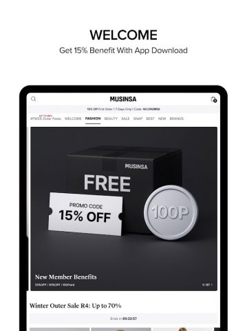 MUSINSA — K-Fashion & Style для Android — скриншот 5