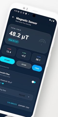 Magnetic Sensor | Magnetometer для Android — скриншот 2