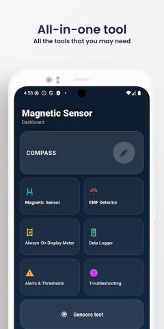 Magnetic Sensor | Magnetometer для Android — скриншот 3