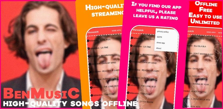 Maneskin — Rock Songs для Android — скриншот 4