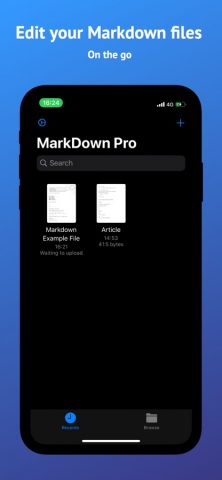 Markdown゜ для iOS — скриншот 1