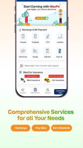 MaxPe Mobile Recharge Cashback для Android — скриншот 2