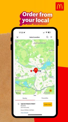 McDonald’s UK для Android — скриншот 4