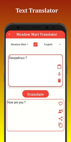 Meadow Mari Translator для Android — скриншот 4