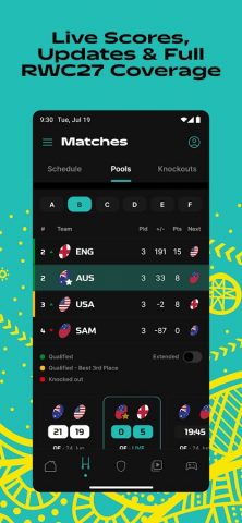 Men’s Rugby World Cup 2027 для Android — скриншот 1
