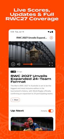 Men’s Rugby World Cup 2027 для Android — скриншот 2