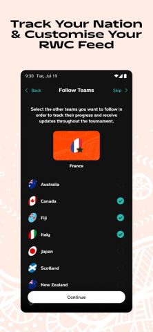 Men’s Rugby World Cup 2027 для Android — скриншот 3