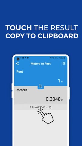 Meters to Feet Converter для Android — скриншот 3