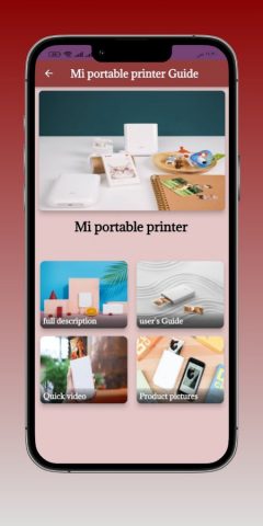 Mi portable printer Guide для Android — скриншот 1