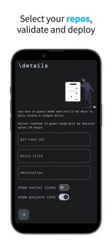 Micro — run python on web для iOS — скриншот 2