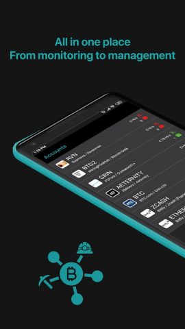 Miner Box: Crypto pool monitor для Android — скриншот 1