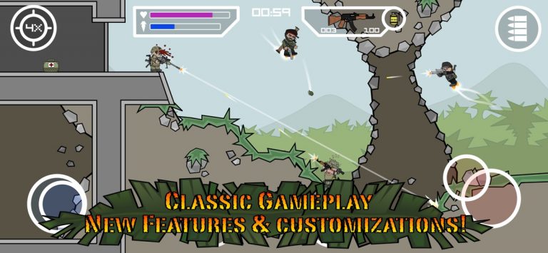 Mini Militia Classic для iOS — скриншот 3