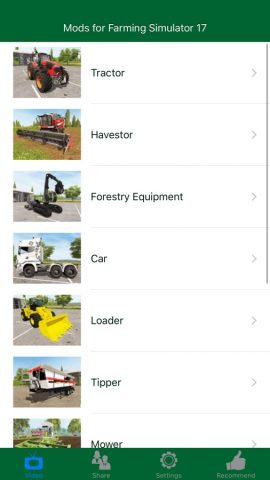 Mods for Farming Simulator 17 (FS2017) для iOS — скриншот 1