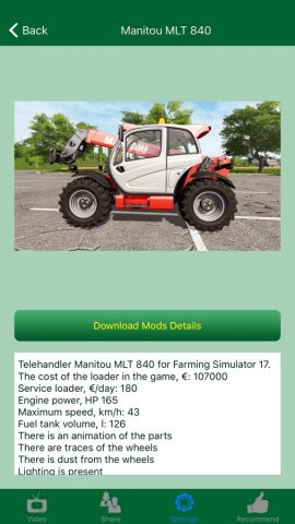 Mods for Farming Simulator 17 (FS2017) для iOS — скриншот 5