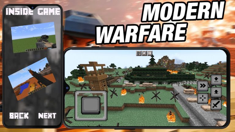 Моды Warfare для Minecraft PE для Android — скриншот 4