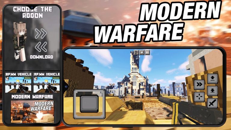 Моды Warfare для Minecraft PE для Android — скриншот 5