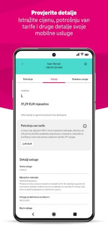 Moj Telekom HR для Android — скриншот 4