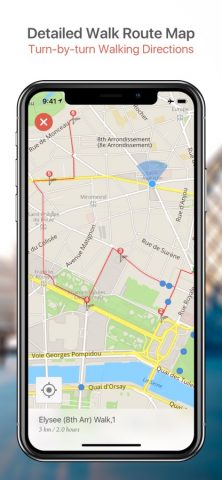 Moscow Map and Walks для iOS — скриншот 4