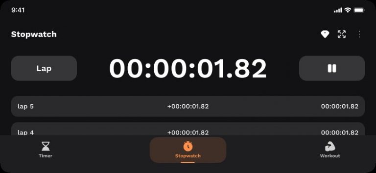 Multi Stopwatch and Timer Plus для Android — скриншот 1