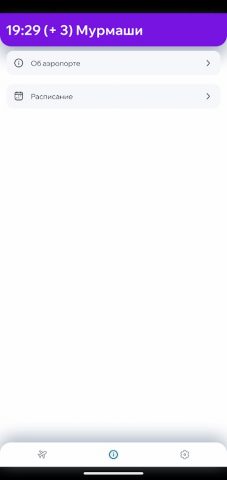 Мурмаши табло аэропорта для Android — скриншот 3
