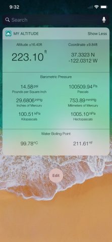 My Altitude для iOS — скриншот 4