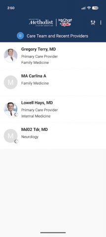 MyMethodist для Android — скриншот 3