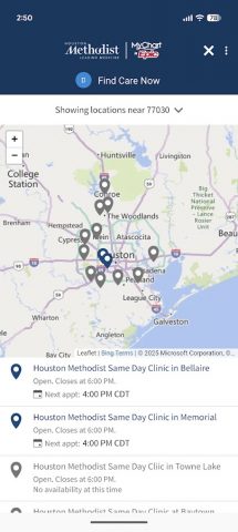 MyMethodist для Android — скриншот 4