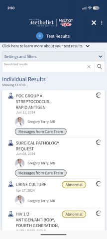 MyMethodist для Android — скриншот 5