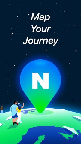 NAVER Maps, Navigation для Android — скриншот 1