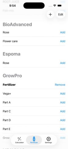 NPK Calculator для iOS — скриншот 2